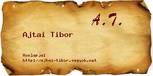 Ajtai Tibor névjegykártya